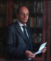 Mr Tim Wilbur Headmaster of Rossall School. Oil on Canvas(40x30ins)