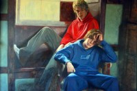 “The Boys from Penpont”.Private Collection. Oil on Canvas(45x60ins)