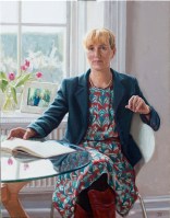 Past head Elaine Purves Rossall School&nbsp;30x36ins